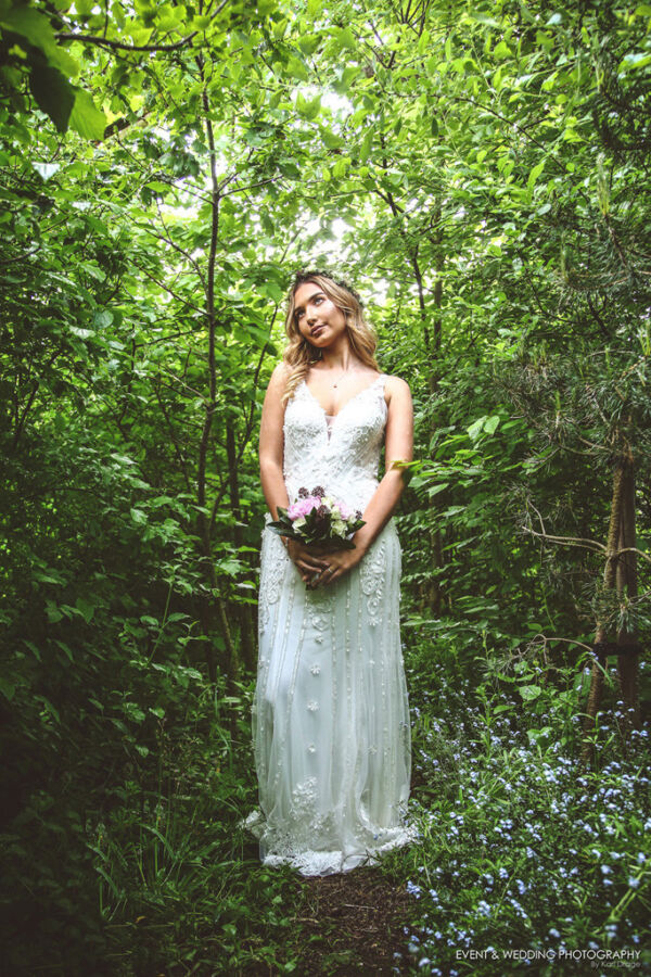 Boho Styled Bridal Shoot The Hill Farm House Brigstock Northants