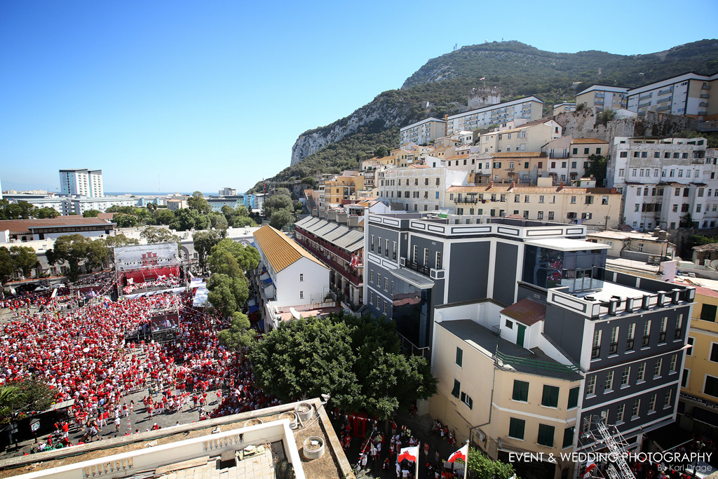 Gibraltar National Day 2016, Casemates Square - Karl Drage, Northamptonshire commercial photographer