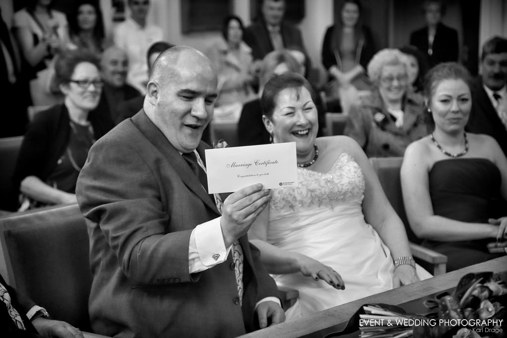 Wellingborough Registry Office wedding photography