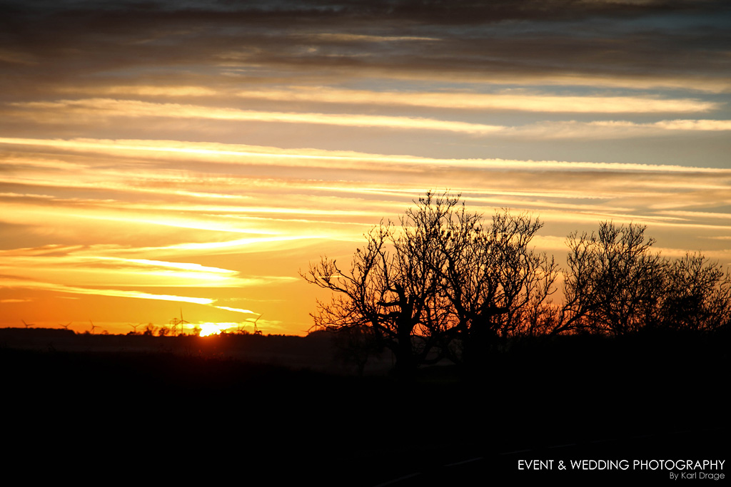 Aldwincle sunset - Karl Drage, Northamptonshire photographer