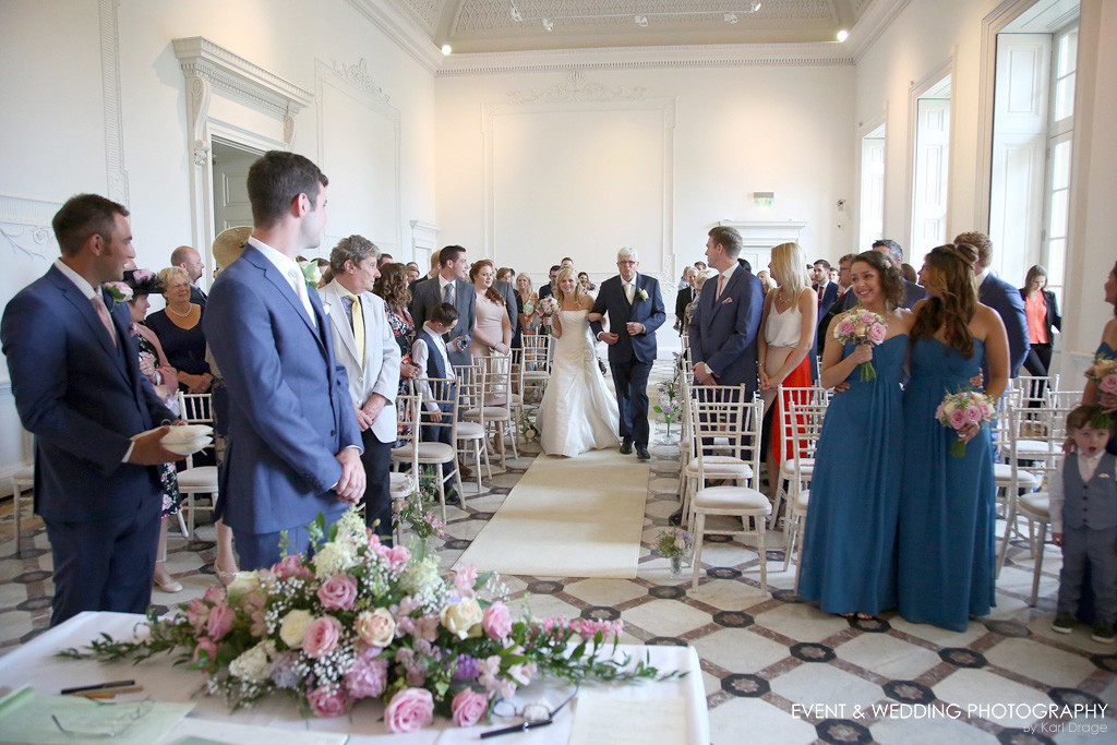 Civil ceremonies are usually subjected to minimal photographic restrictions.