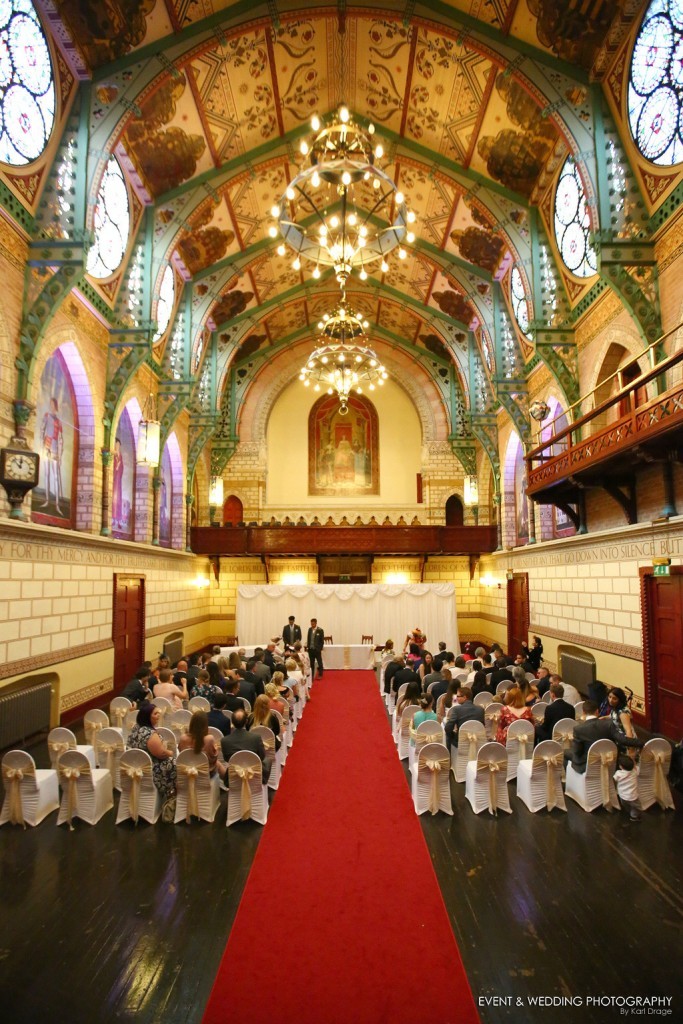 Northampton Guildhall's Great Hall wedding venue
