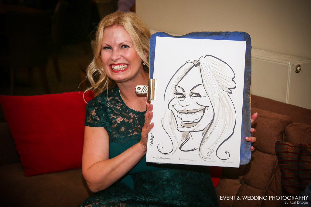 A caricaturist is a great addition to any wedding party!