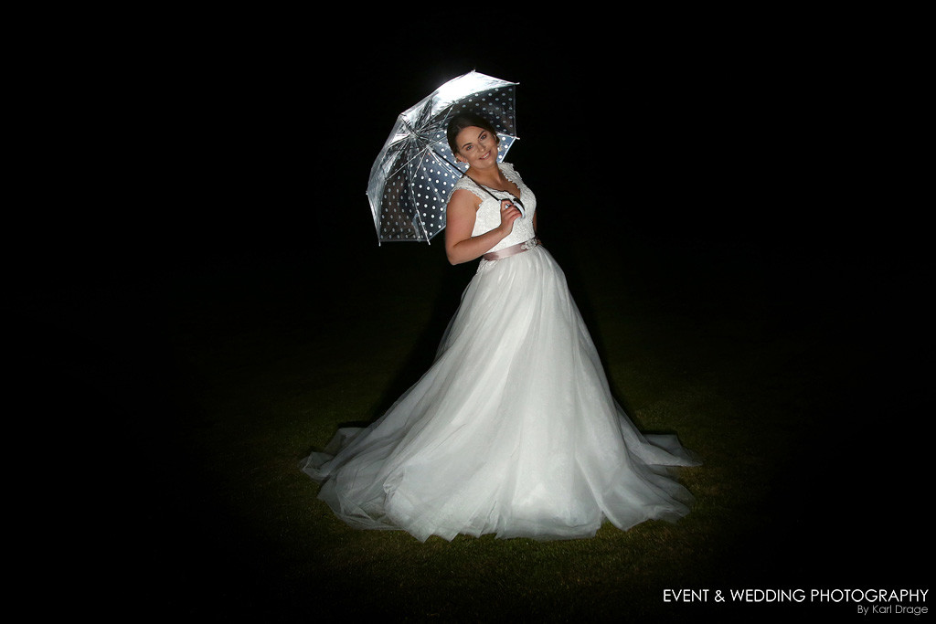 Great fun with a parasol and some flashes